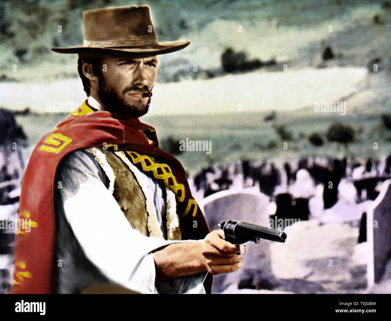 Das GUTE, das SCHLECHTE und das HÄSSLICHE, Clint Eastwood, 1966 Stockfoto