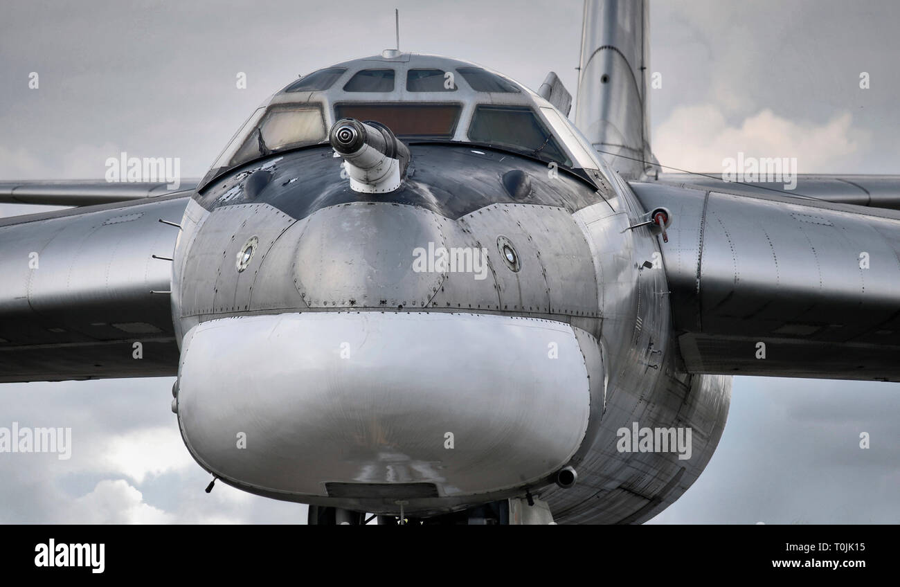 Tupolew Tu-95MS-ROT 31 in Monino Aviation Museum, Russland. Stockfoto