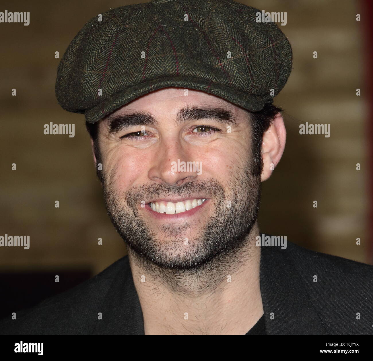 Matt Johnson bei der DC hazam' Kirmes Start Fotoshooting bei Bernie Spanien Gardens South Bank in London. Stockfoto Matt Johnson bei der DC hazam' Kirmes Start Fotoshooting bei Bernie Spanien Gardens South Bank in London. Stockfoto