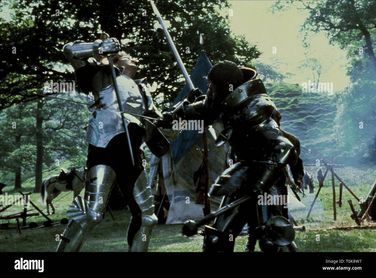Schwert kämpfen, Szene, EXCALIBUR, 1981 Stockfoto
