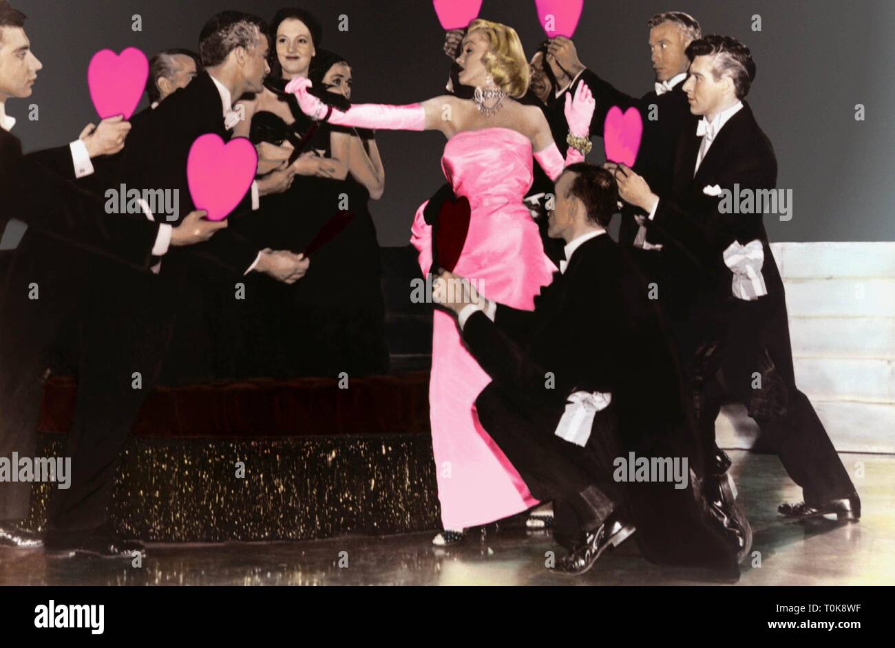 MARILYN MONROE, Blondinen bevorzugt, 1953 Stockfoto