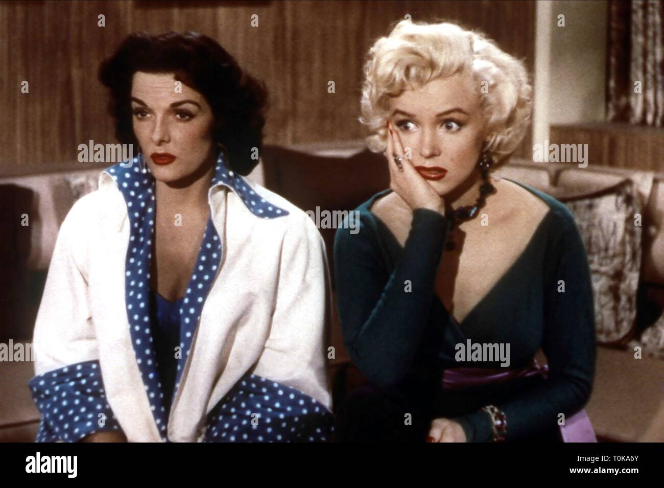 JANE RUSSELL, Marilyn Monroe, Blondinen bevorzugt, 1953 Stockfoto