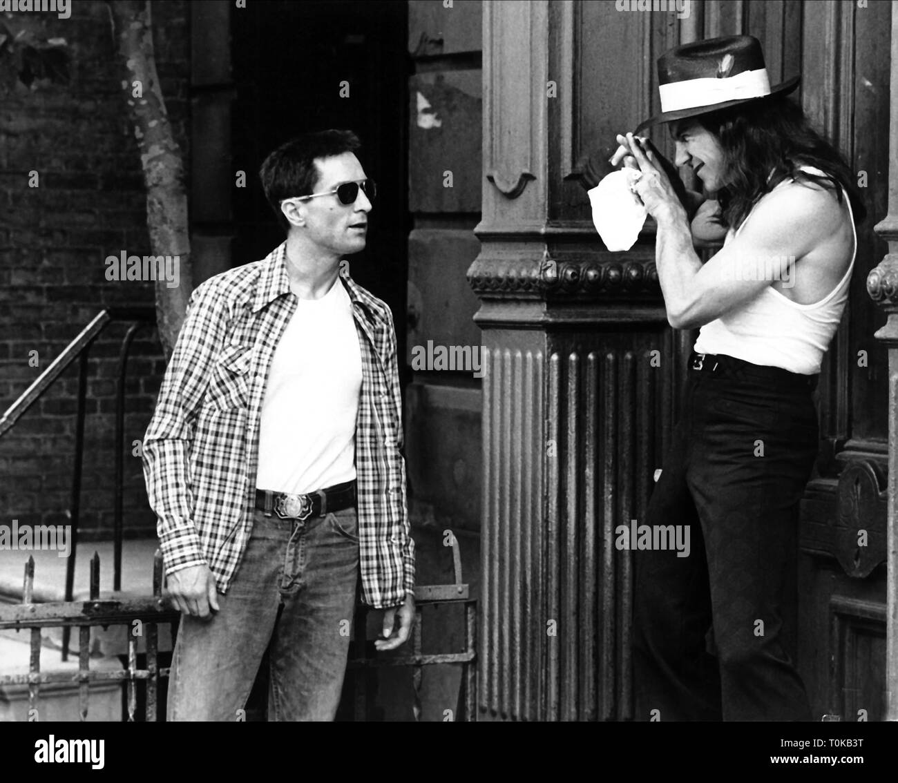 ROBERT DE NIRO, Harvey Keitel, Taxifahrer, 1976 Stockfoto