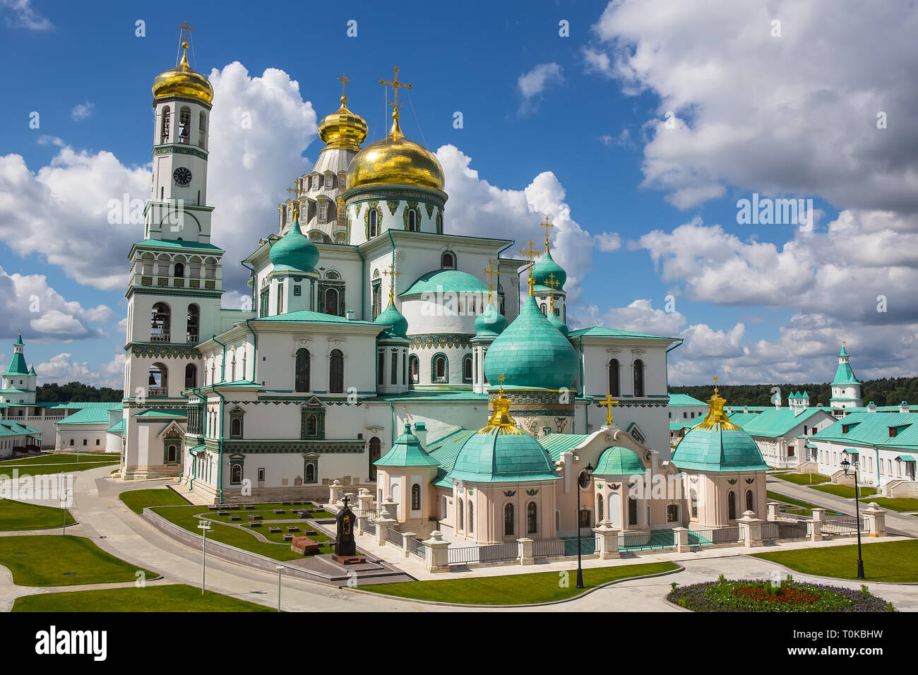 Restaurierte Novo-Jerusalem christliche Kloster Istrien Russland Stockfoto