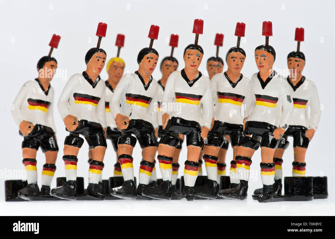 Spielzeug, Puppen, Deutsch International, Tipp Kick, Deutschland, circa 1970, Additional-Rights - Clearance-Info - Not-Available Stockfoto