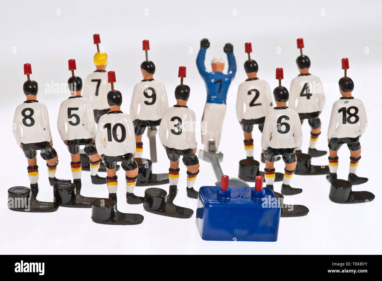 Spielzeug, Puppen, Deutsch International, Tipp Kick, Deutschland, circa 1970, Additional-Rights - Clearance-Info - Not-Available Stockfoto