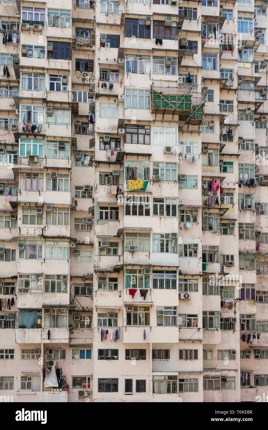 Gehäuse in Hong Kong Stockfoto