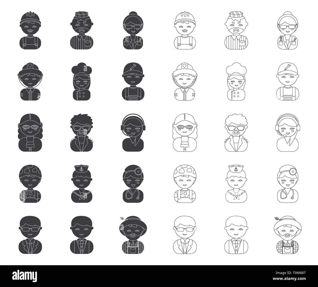 Aussehen, Kunst, schwarz, Outline, Builder, Business, Koch, Sammlung, Herd, Design, verschiedene, Arzt, Landwirt, Feuerwehrmann, grau, Icon, Illustration, Bild, isoliert, Richter, Logo, Mann, Mechaniker, Menschen, Polizist, Gefangener, Beruf, Beruf, rock, sailor, Wissenschaftler, Satz, Zeichen, Soldat, Specialist, Spezialität, Stern, Support, Symbol, Vector, Kellner, Web, Frau, Arbeit, Arbeitnehmer, Vektor, Vektoren, Stock Vektor