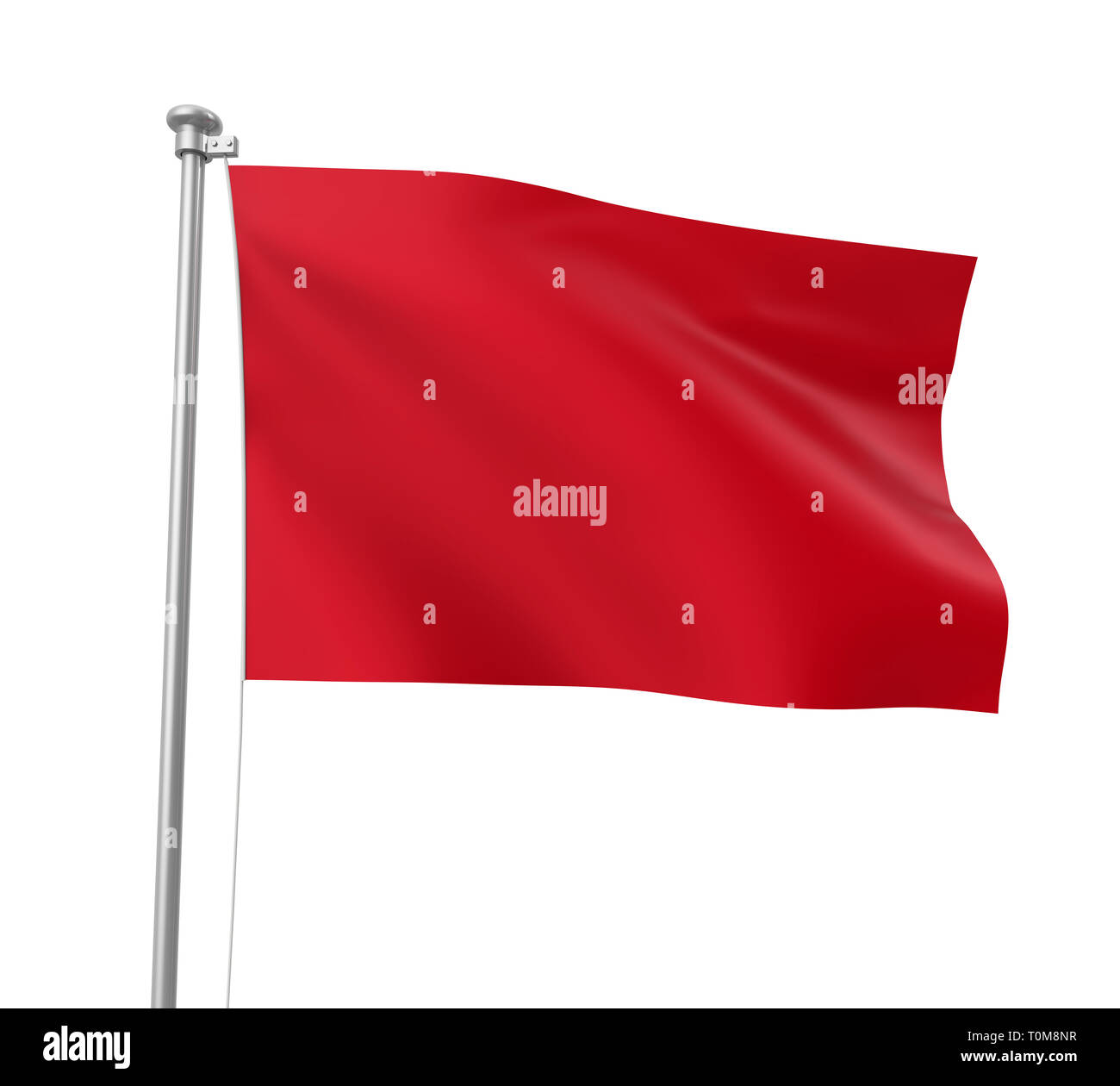 Leer Flagge isoliert Stockfoto