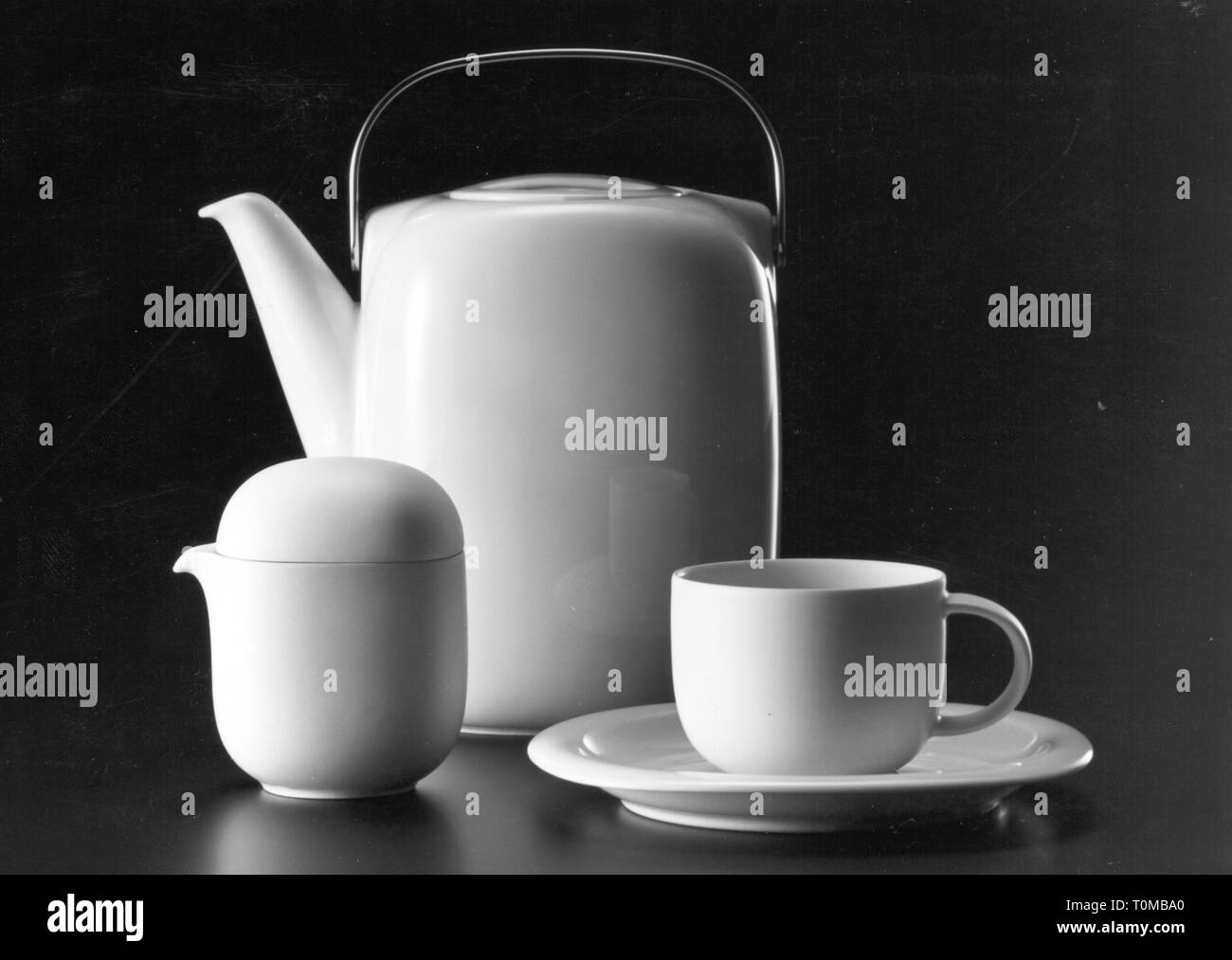 Haushalt, Geschirr, Kaffee set Suomi', Design: Timo Sarpaneva (1926-2006), hergestellt von: Rosenthal AG, Selb, 1976, Additional-Rights - Clearance-Info - Not-Available Stockfoto