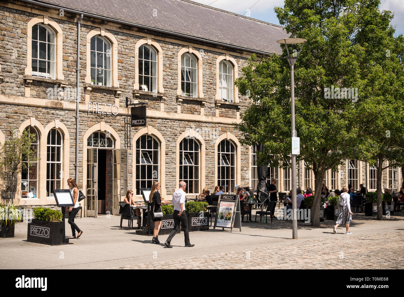 Prezzo restaurant Anker Square, Bristol, Großbritannien Stockfoto