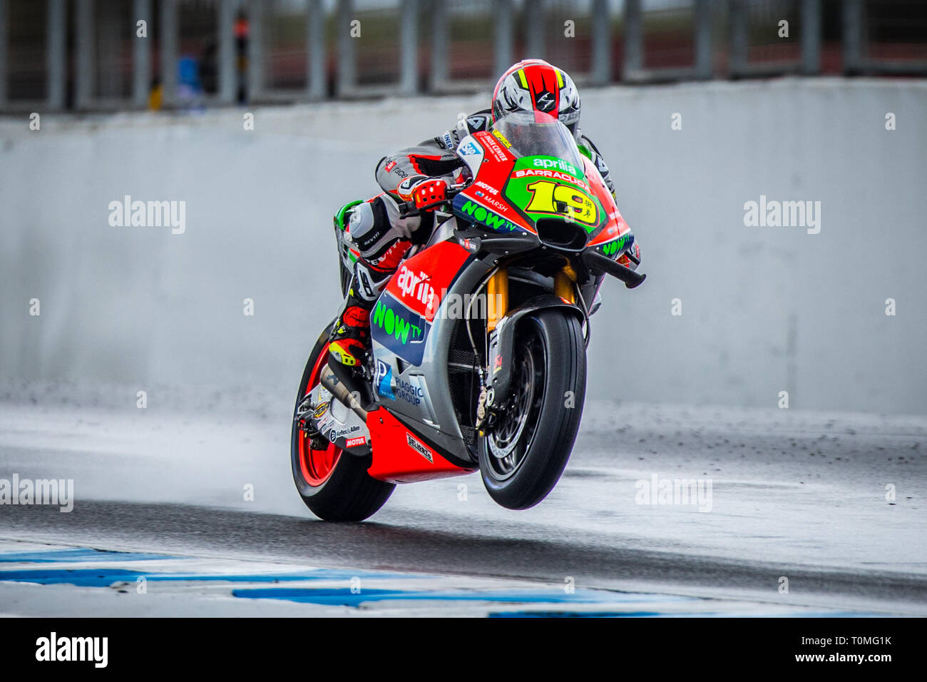 Phillip Island, Australien. 22 Okt, 2016. Spanier Alvaro Bautista an den 2016 Australian Motorrad Grand Prix. Stockfoto