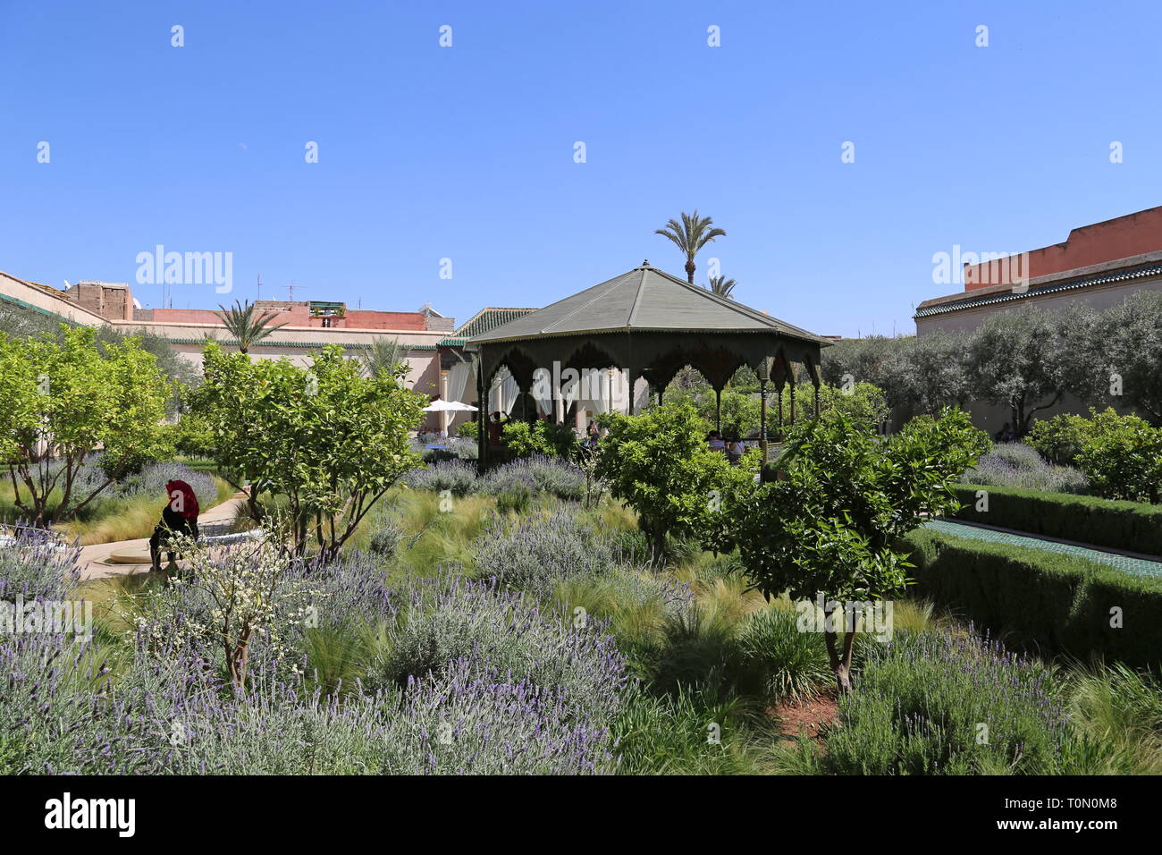 Der geheime garten marrakesch Fotos und Bildmaterial in hoher