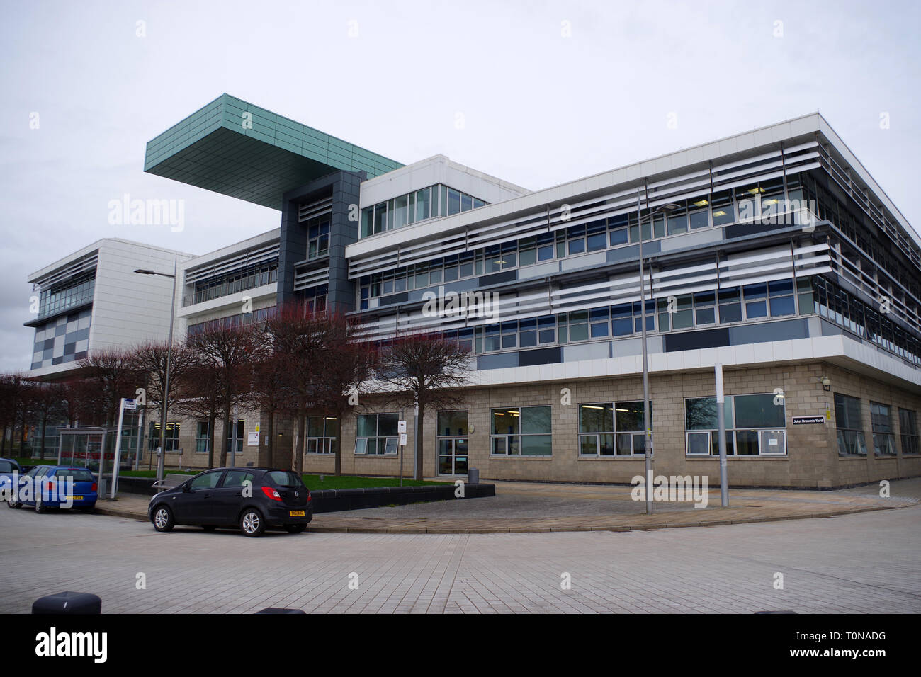 West College Schottland ist eine weitere Bildungseinrichtung in Clydebank. Auf der Clydeside. Es ist die regionale Hochschule für West Schottland. Stockfoto