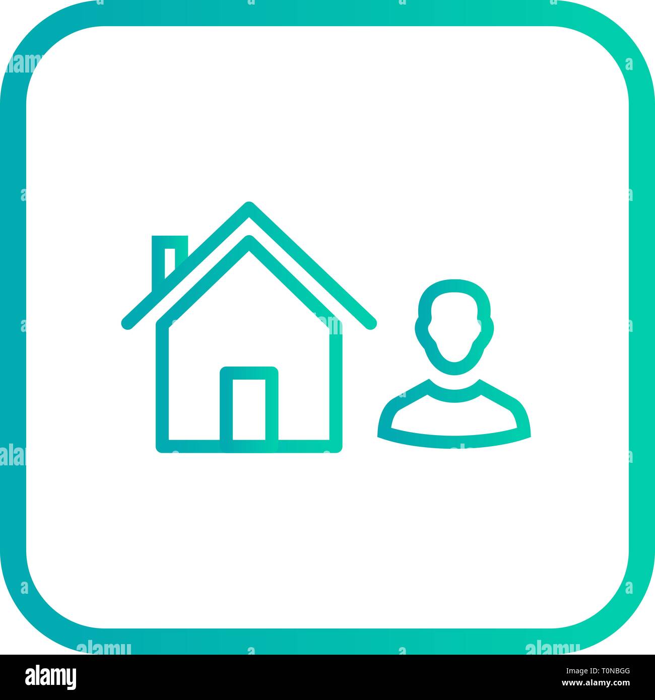 Abbildung: Symbol Agent Stockfoto