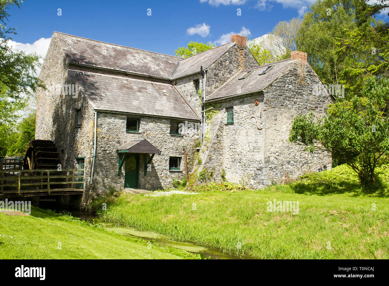 Mullins Mühle und Museum in Kells, Co Kilkenny, Irland Stockfoto