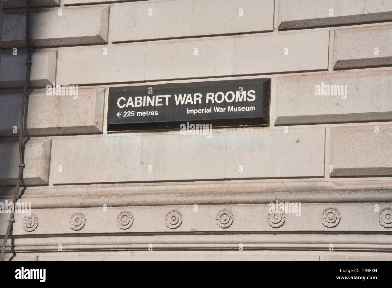 Cabinet War Rooms, Imperial War Museum, Whitehall, London. Großbritannien Stockfoto