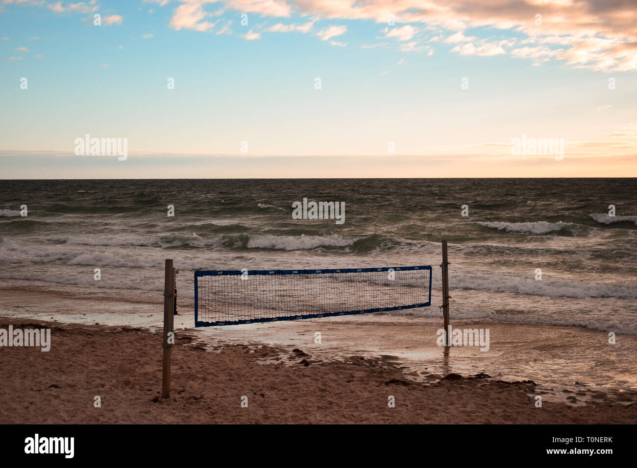 Beach Volley, Henley Beach, South Australia Stockfoto