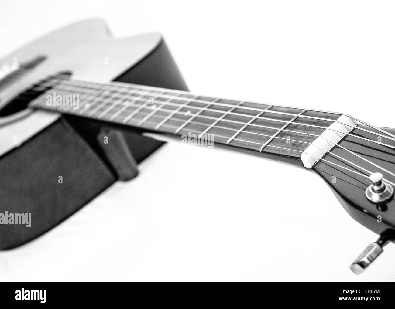 Akustik-Gitarre Stockfoto