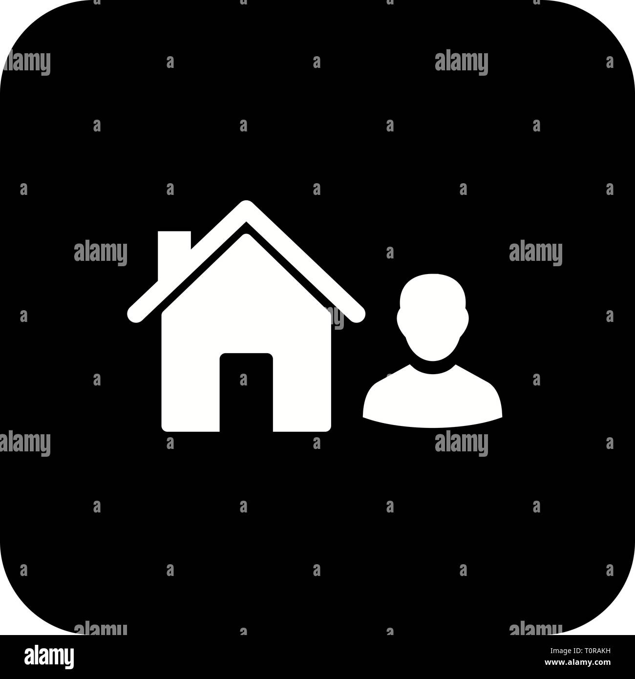 Abbildung: Symbol Agent Stockfoto