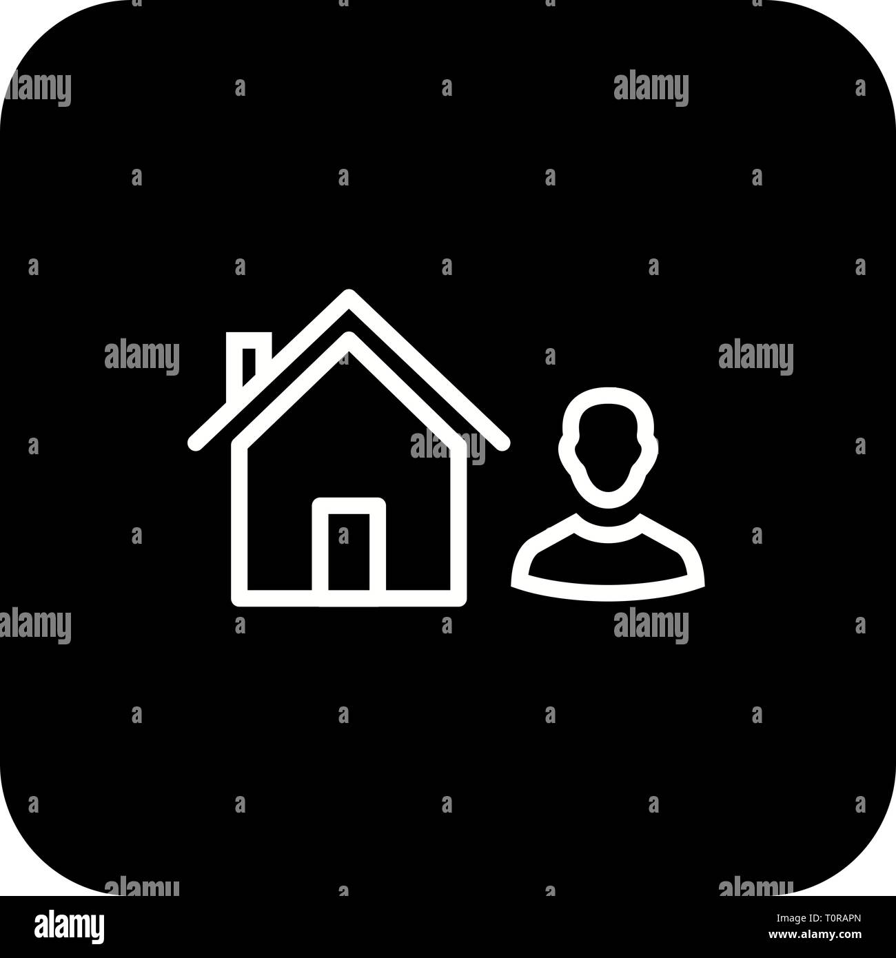 Abbildung: Symbol Agent Stockfoto