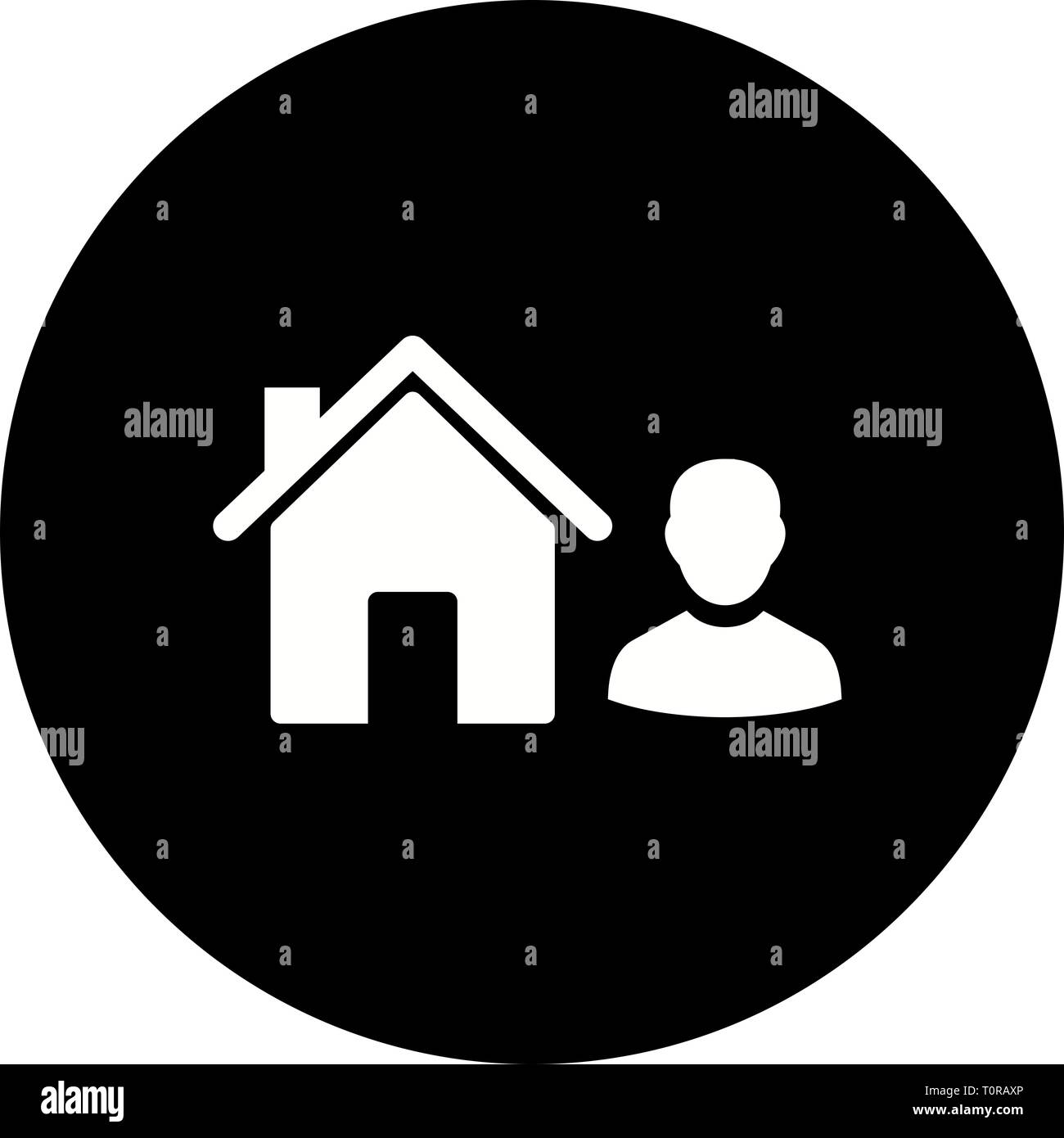 Abbildung: Symbol Agent Stockfoto