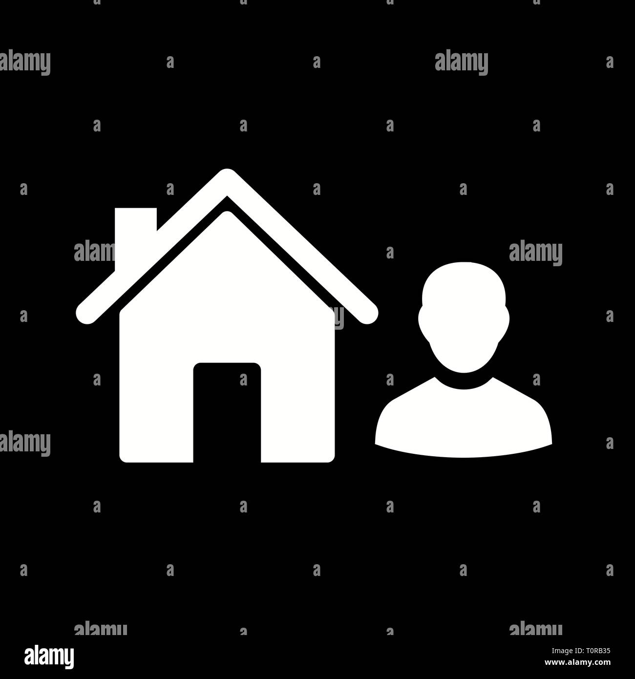 Abbildung: Symbol Agent Stockfoto