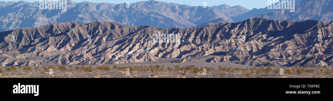 Death Valley Panorama, Kalifornien, Amerika. Stockfoto