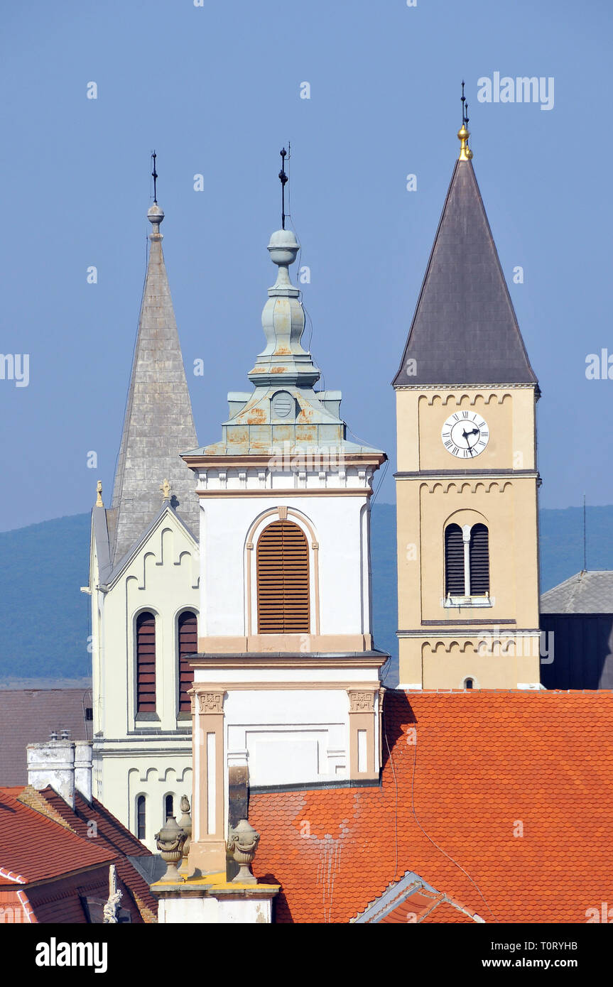 Anzeigen von Veszprém, Ungarn. Látkép, Veszprém, Magyarország