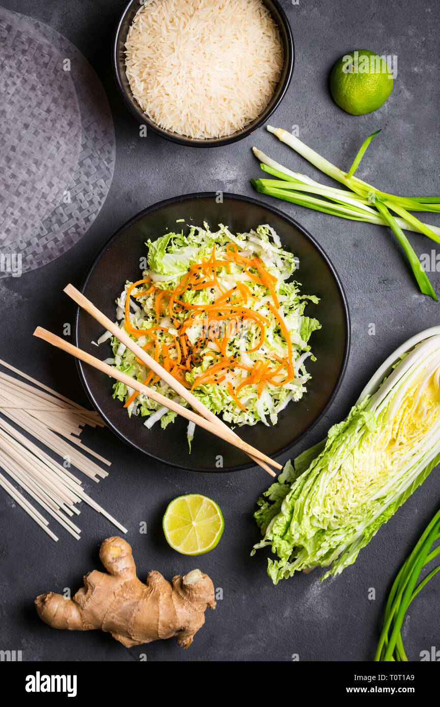 Vietnamesische Salat Stockfoto