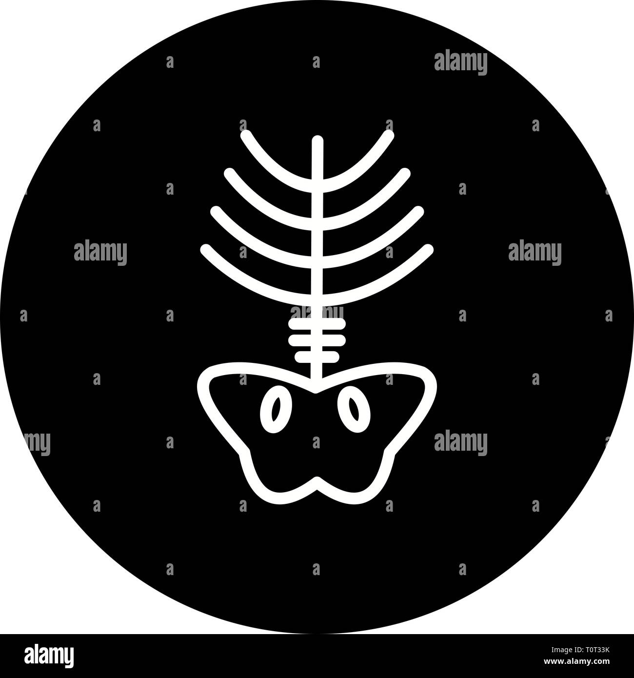 Abbildung: Xray Symbol Stockfoto