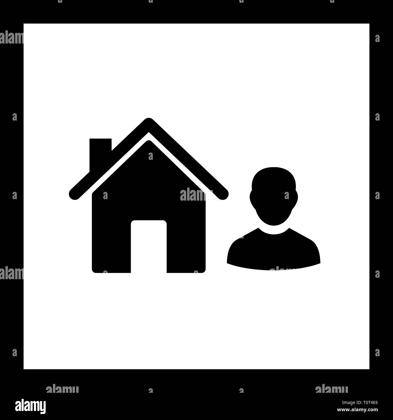 Abbildung: Symbol Agent Stockfoto