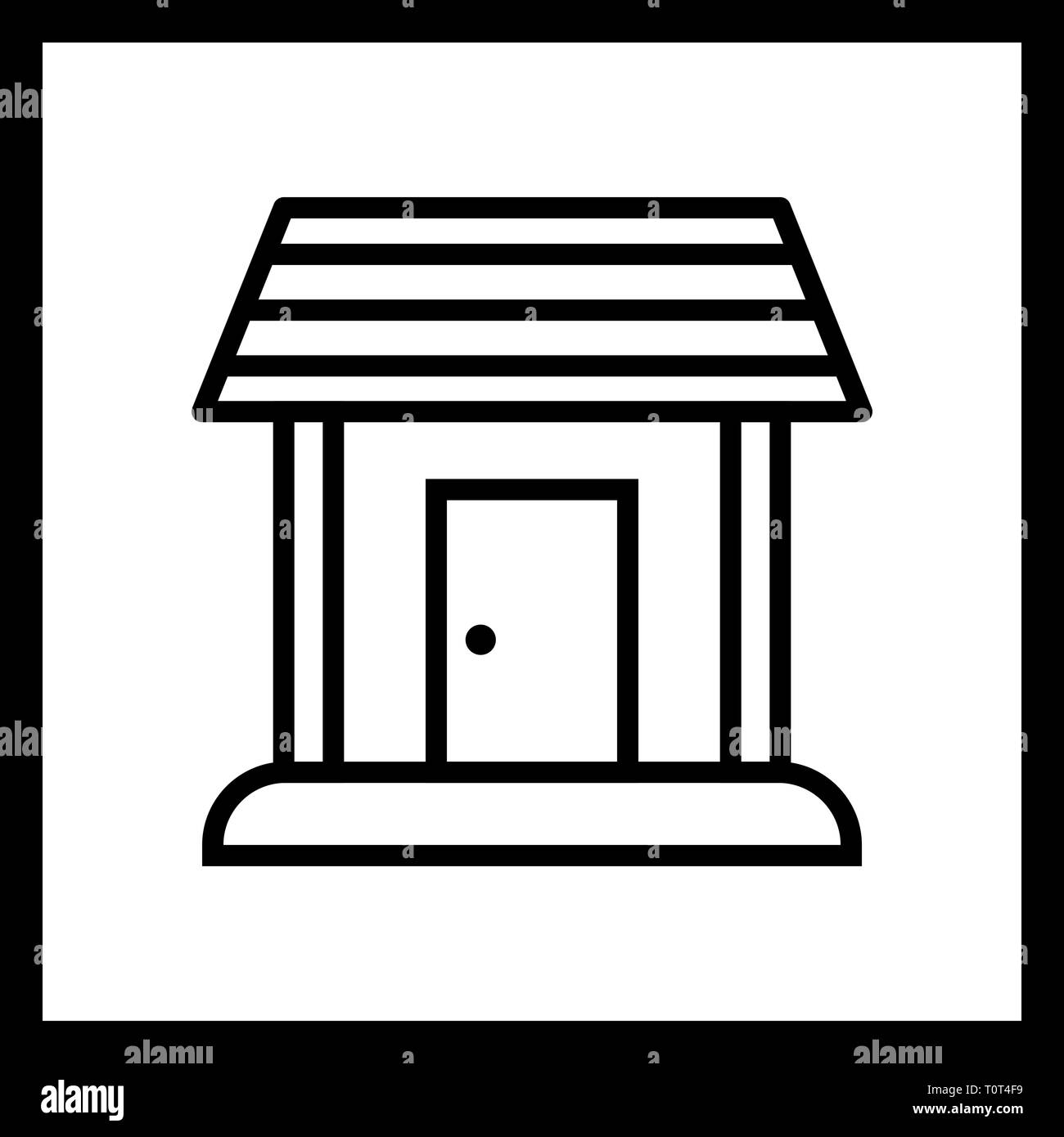 Abbildung Shop Symbol Stockfoto