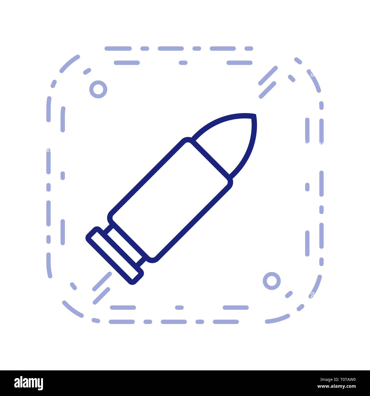 Abbildung: Bullet Symbol Stockfoto
