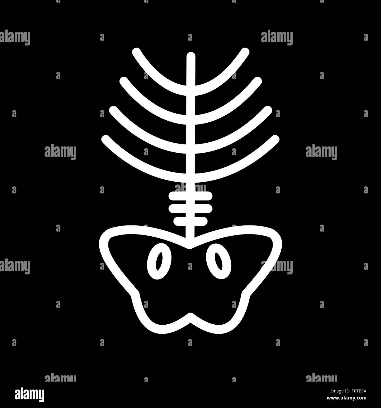 Abbildung: Xray Symbol Stockfoto