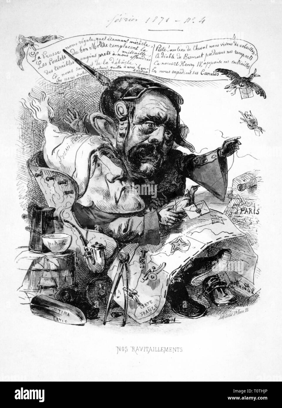 Belagerung Von Paris 1870 1871 Stockfotos und -bilder Kaufen - Alamy