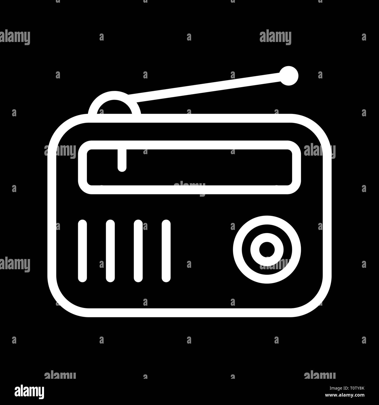 Abbildung: Symbol "Radio Stockfoto