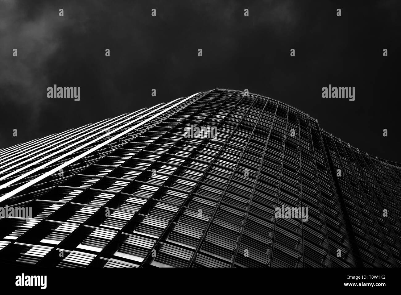 Abstrakte Detail der Marunouchi Brick quadratisches Gebäude in Chiyoda, Tokio, Japan Stockfoto
