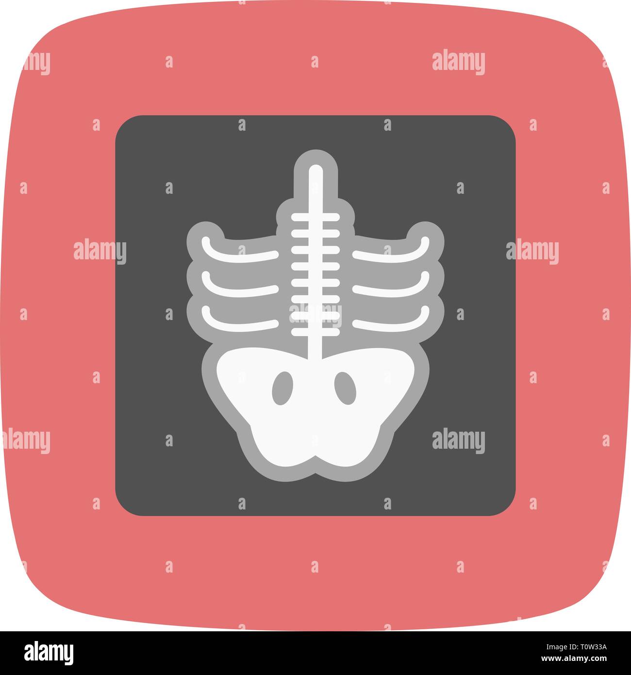 Abbildung: Xray Symbol Stockfoto