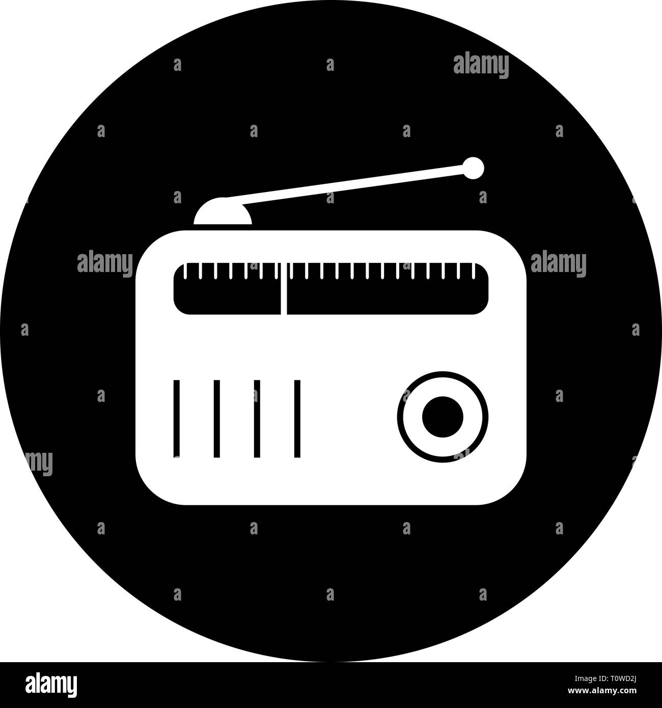 Abbildung: Symbol "Radio Stockfoto