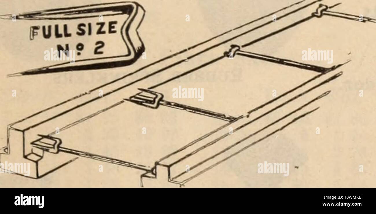 Dreer der Großhandel Preisliste Dreer der Großhandel Preisliste/Henry A. Dreer. dreerswholesalep 1912 dree Jahr: DREER-DRAHT TOPF AUFHÄNGER Eine ausgeklügelte Anordnung der Kabel, leicht ap - befragte, kommt in gute Verwendung in überfüllten Grün - Häuser, zum Aufhängen von Töpfen der Farne, Orchideen und andere Pflanzen, bei der die im offenen Raum gelegt, profitiert werden. Es hilft auch, die allgemeinen Äußeres eines Gewächshauses, indem Sie schöne Exemplare im Vollbildmodus anzuzeigen. Größe. 5 Zoll 6 Zoll 7 Zoll 8 Zoll doz., 25 Cent; gross, $ 2.50. Dreer's Peerless Verglasung Punkte verzinkt Pat 'dMärz 26, 1901 einmal benutzt! Immer verwendet! Die Stockfoto