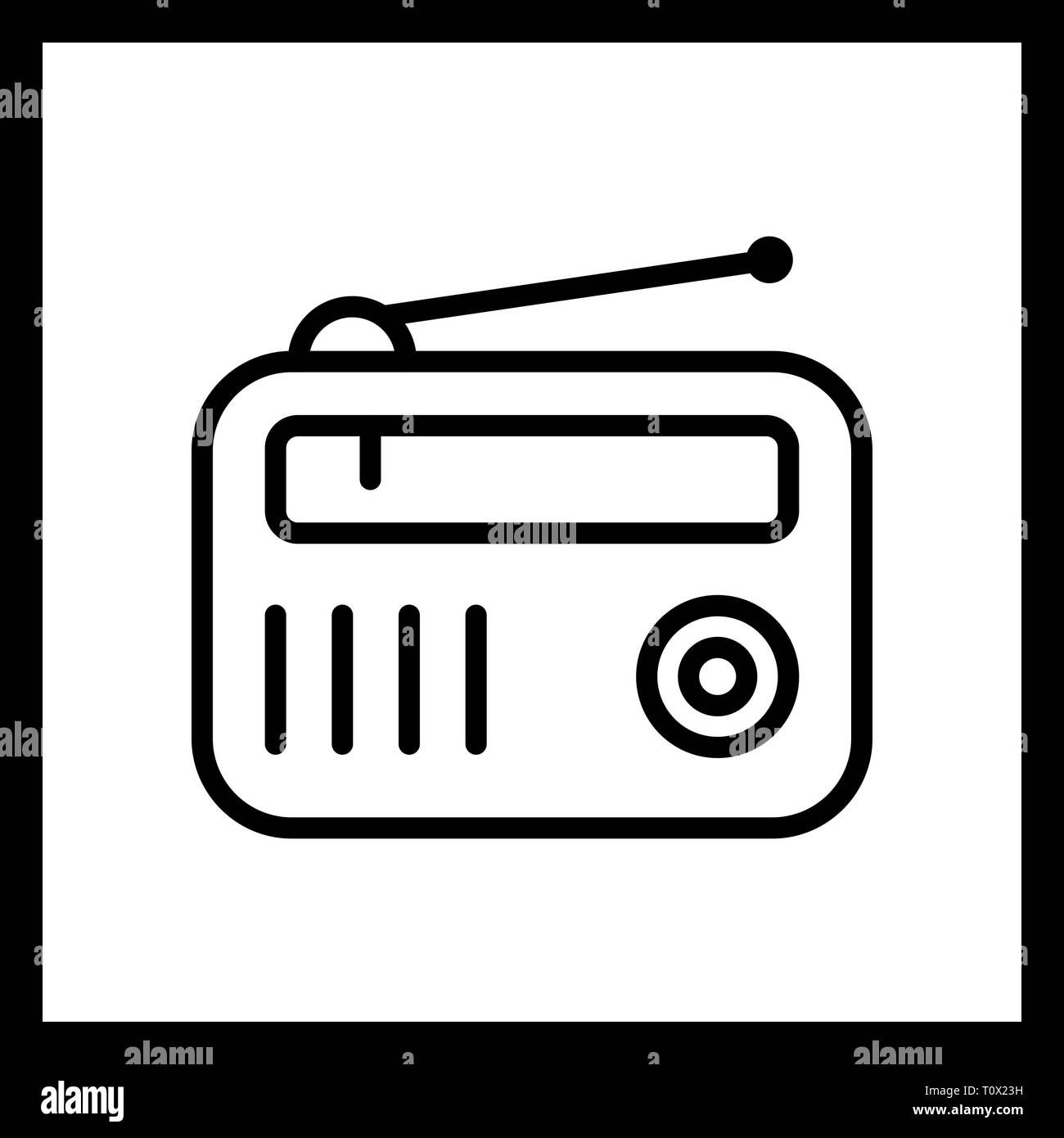 Abbildung: Symbol "Radio Stockfoto