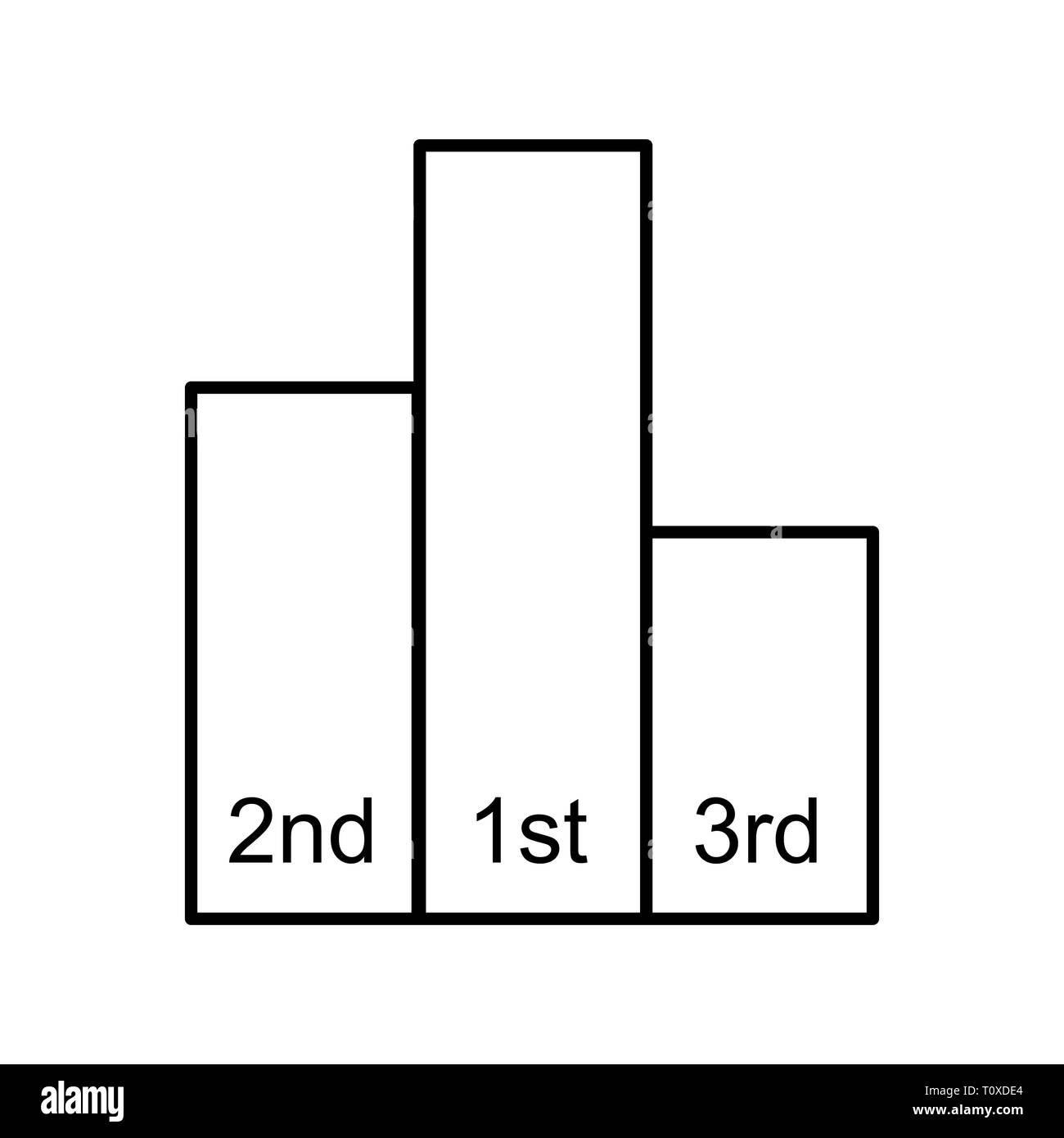 Abbildung: Leader Boards Symbol Stockfoto