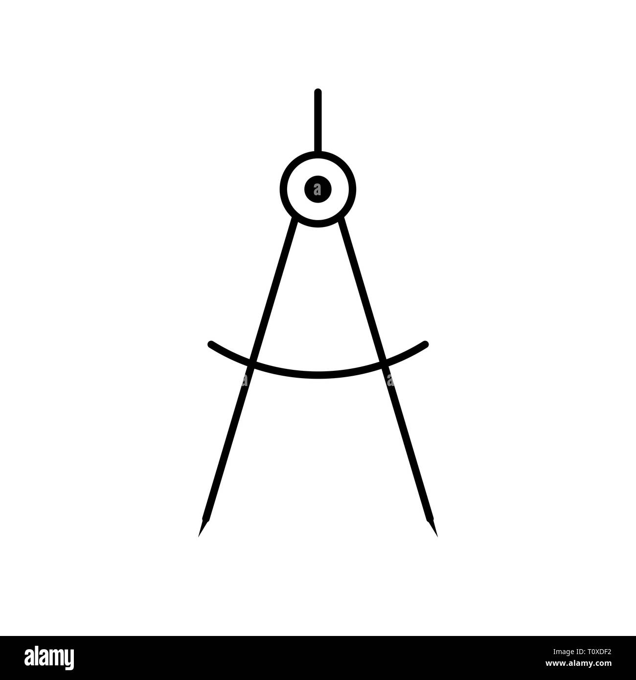 Abbildung Teiler Symbol Stockfoto