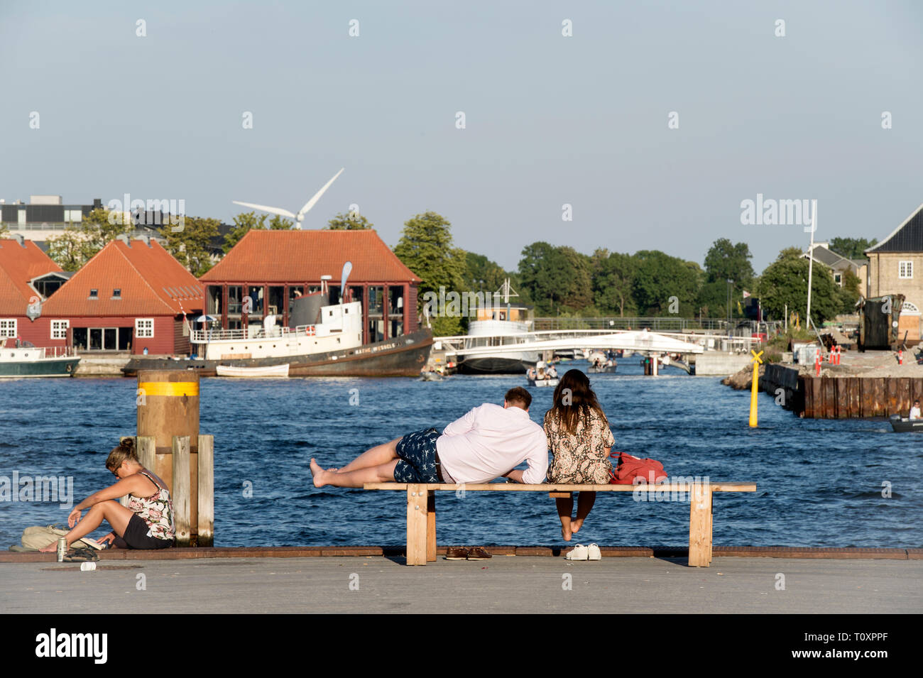 Dänemark, Kopenhagen, Ofelia Plads Stockfoto