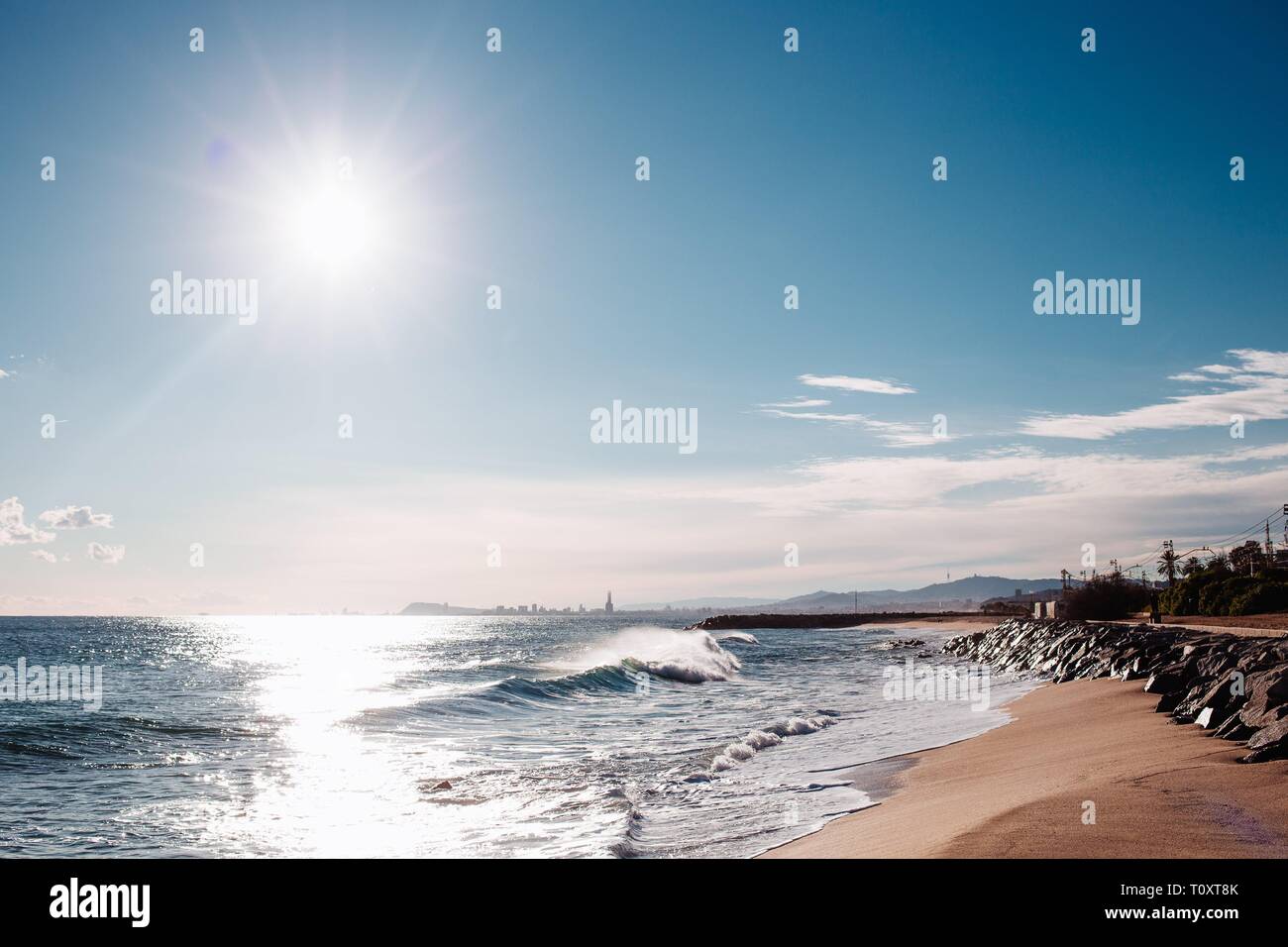 Schönen Tag - - - am Strand Stockfoto