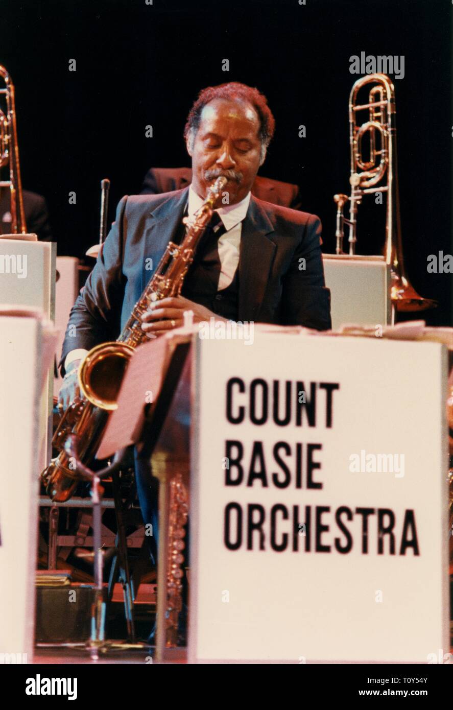 Count Basie Orchestra, 90er Jahre. Schöpfer: Brian Foskett. Stockfoto