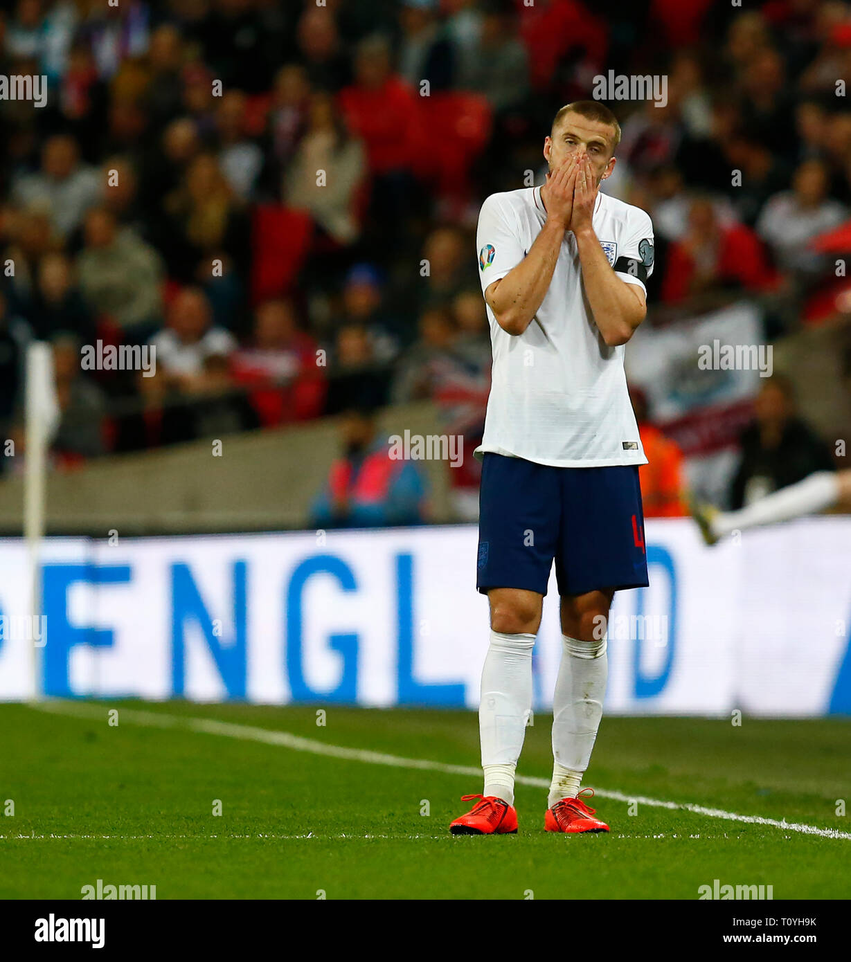 London, Großbritannien. 22. Mär 2019. Eric Dier von England bei der EM-Qualifikation 2020 zwischen England und der Tschechischen Republik im Wembley Stadion, London, England am 22. März 2019 Credit: Aktion Foto Sport/Alamy leben Nachrichten Stockfoto