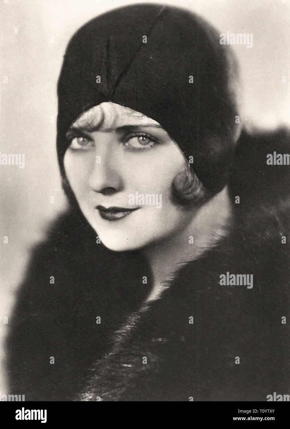 Fotografische Porträt der Schauspielerin Alice Terry (1899-1987) - stummfilmzeit Stockfoto