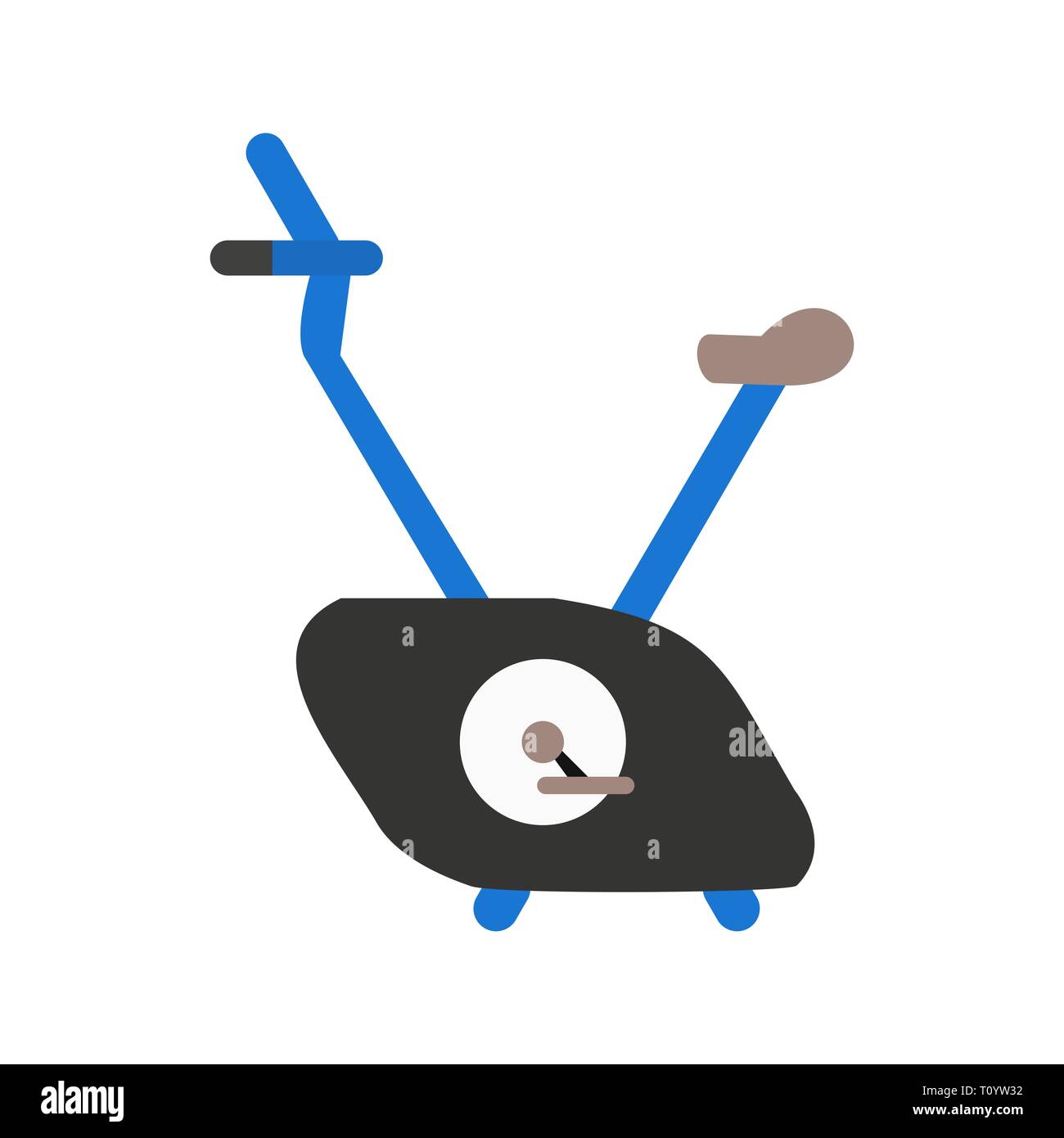 Heimtrainer Symbol Vektor Illustration Stockfoto